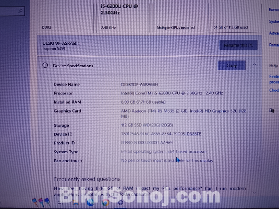 Dell Inspiron 5459